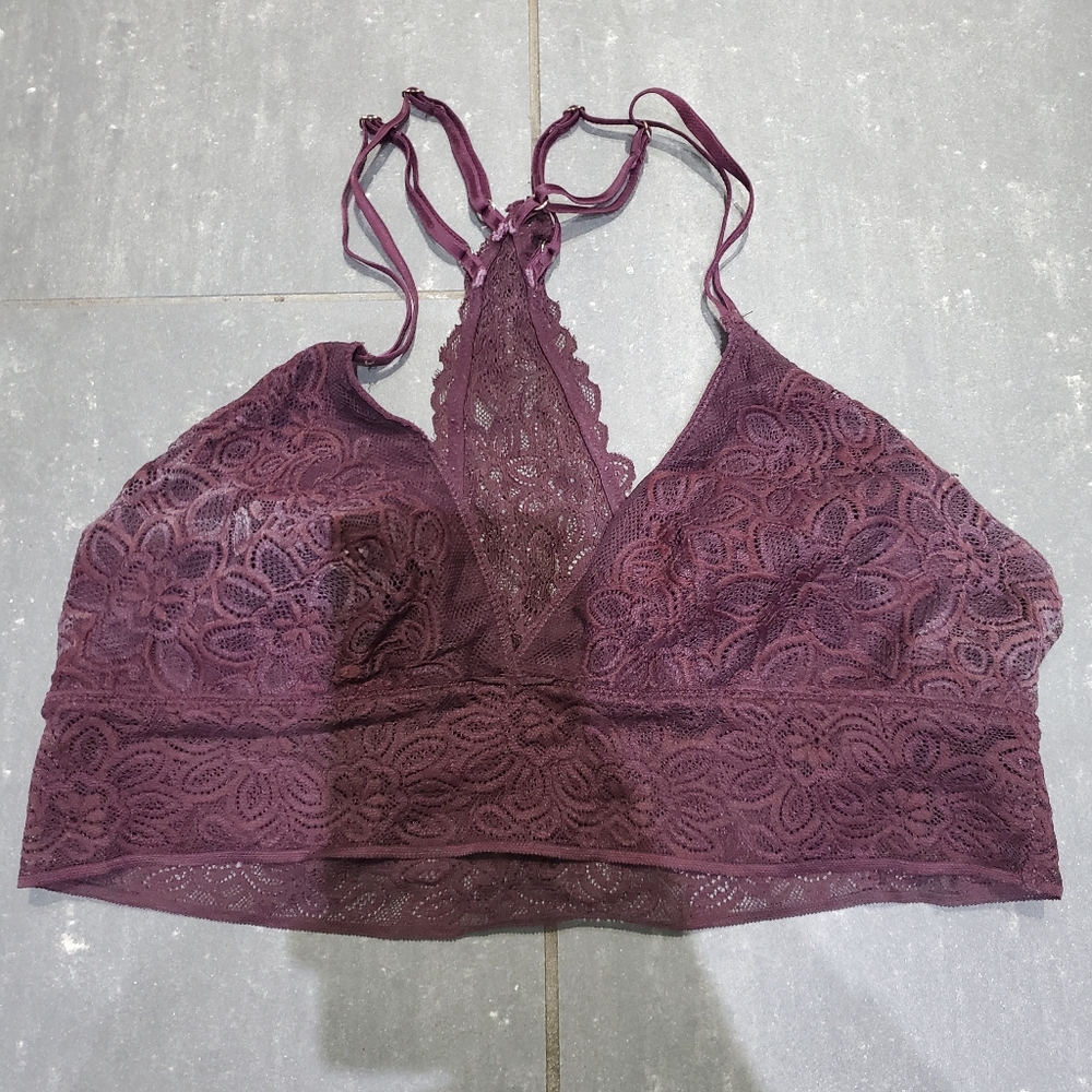 Maroon bralette